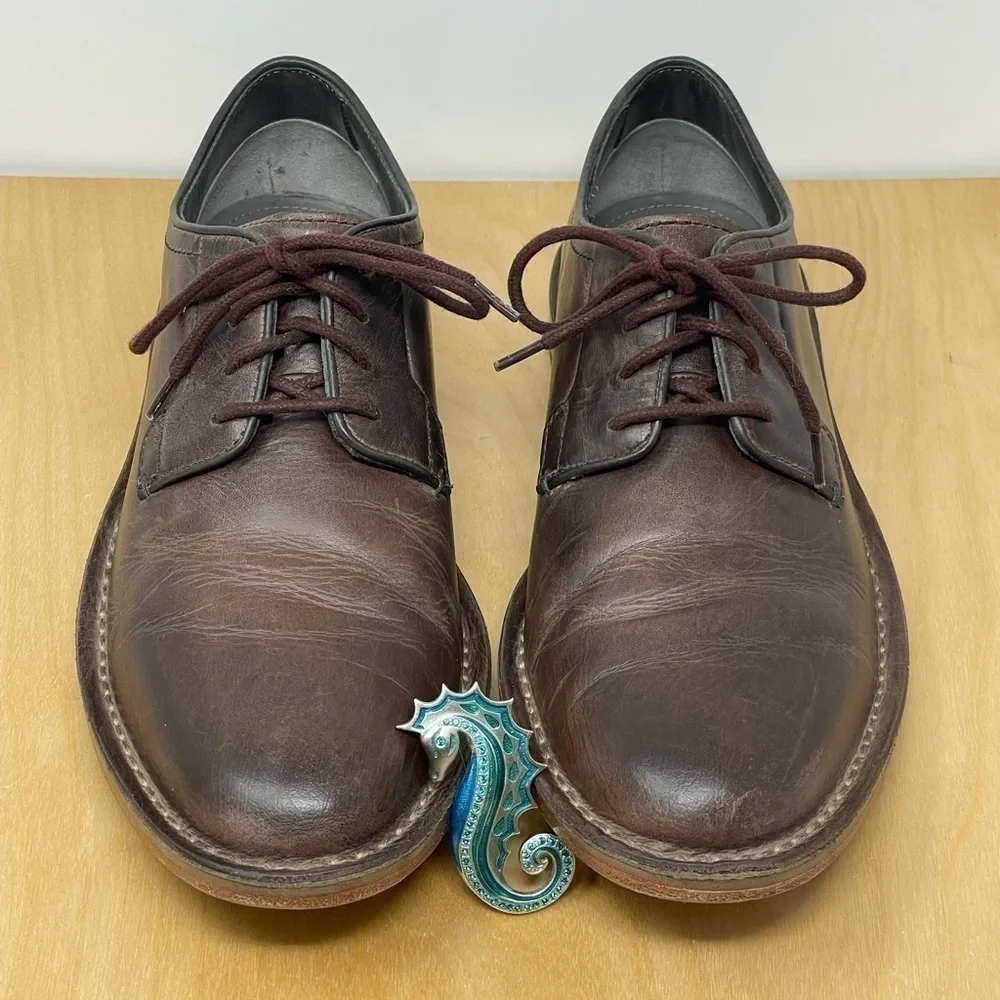 Cole Haan * Grand.OS Brown Leather Lace Up Derby Shoes Size 9.5